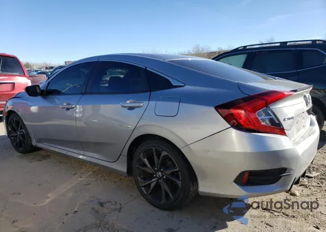 2020 Honda Civic Sport from USA, damaged, VIN 19XFC2E86LE002116